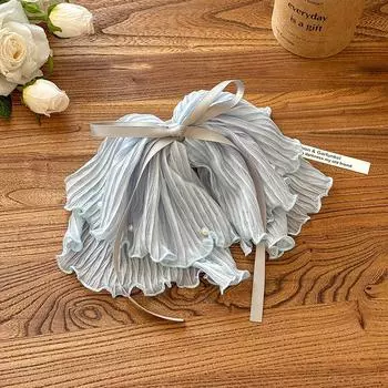 1 шт. элегантный бант сетка жемчуг заколка-краб, супер фея головная катушка акула клипса, заколка для волос полупучок головной убор темпераментная заколка для волос