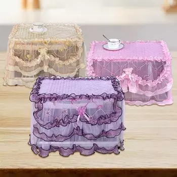 1 шт. электрическая ткань для духовки с принтом чехол для микроволновой печи маслостойкий кружевной универсальный пылезащитный чехол с вышивкой