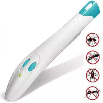 1 шт. электронное противозудное устройство от укуса комара, противозудная палочка, портативная ручка от укуса комара, снимает зуд, ручка для путешествий 1pc белый