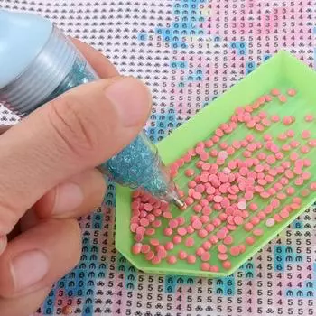 1 шт. Алмазная художественная роспись точечные ручки-сверла DIY Живопись Ремесло Ваза Форма точечные ручки-сверла Ручка Ручка Инструмент для вышивки крестом