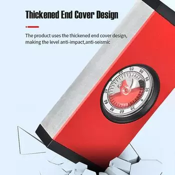 1 шт. алюминиевый сплав уклон измерительный прибор с высокой точностью горизонтальный измерительный прибор конструкция уклона измерение красный