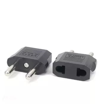 1 шт., американская электрическая розетка, адаптер для вилки США, Австралии, ЕС, американская, японская, китайская, США — евро, дорожный адаптер питания, вилка-переходник 1pcs