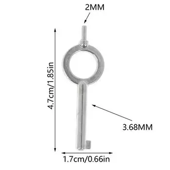 1 шт. Американский стиль универсальный плоский ключ заготовка специальный ключ наручники замок ключ брелок из цинкового сплава