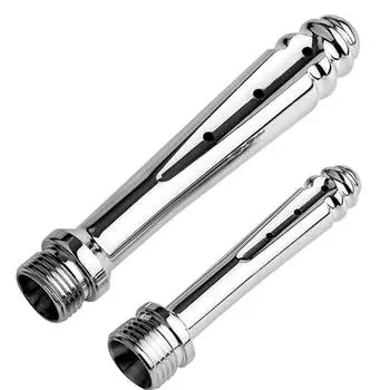 1 шт., анальная чистящая насадка для душа, металлическая анальная клизма, вагинальный очиститель для душа S