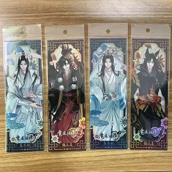 1 шт. Аниме Mo Dao Zu Shi Laser Lomo Card Почтовая открытка Игрушка Бумага Изображение Картина Коллекция Карты Подарок На День Рождения style Wei Wuxian A