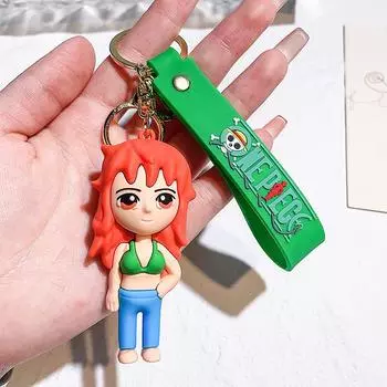 1 шт. аниме мультфильм One Piece брелок милый Monkey D Luffy Roronoa кукла кулон