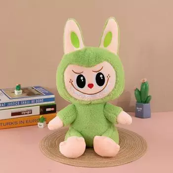 1 шт. аниме периферийное украшение ручной работы на стол 25 см игрушка лабубу милые плюшевые куклы модель для детей игрушки подарки