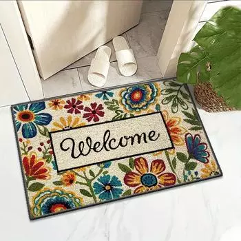 1 шт. анти-усталостные кухонные коврики, простой каменный принт, водонепроницаемый нескользящий толстый мягкий кухонный коврик, прочный, удобный стоячий коврик для кухни 40*60cm разноцветный