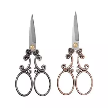 1 шт. антикварный резак для вышивки крестиком, швейный инструмент, ножницы для рукоделия из нержавеющей стали бронзовый