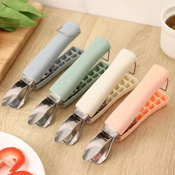 1 шт., антиожоговый зажим для поднятия мисок и тарелок, кухонная утварь, артефакт, противоскользящий подъемный зажим из нержавеющей стали для поднятия мисок и тарелок One Size синий