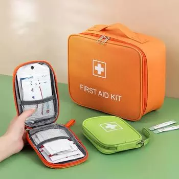 1 шт., аптечка первой помощи для семьи, конфетного цвета, большая вместимость, походный набор для путешествий, медицинский бинты