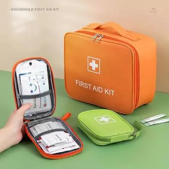 1 шт., аптечка первой помощи для семьи, конфетного цвета, большая вместимость, походный набор для путешествий, медицинский бинты