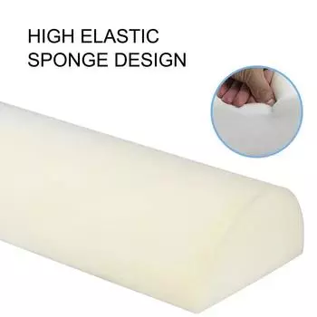 1 шт. эргономичная подушка для ног, полукруглая колонна, расслабляющая подушка, поддерживающая работу за компьютером в домашнем офисе, подходит для облегчения боли чёрный