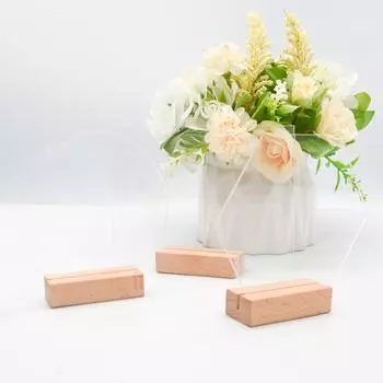 1 шт. арочный знак с подставками, украшение для именных бирок для гостей, прозрачные акриловые подставки для карточек для свадебной вечеринки 1pc