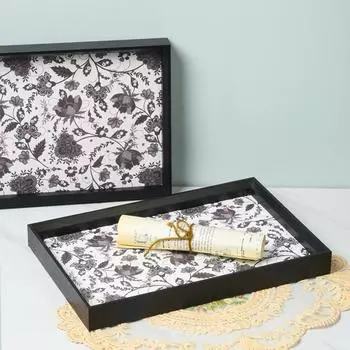 1 шт. ароматерапевтическая пластина в китайском стиле ювелирные украшения ретро разные подносы свет роскошная кожаная одежда ящик для ключей входное хранилище