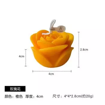 1 шт. Ароматерапевтические свечи в виде цветка розы для украшения дома, прекрасные ароматизированные свечи, реквизит для фотографий, декор на свадьбу ко Дню святого Валентина