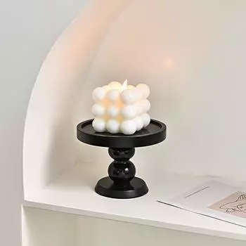 1 шт. ароматерапия ретро стиль поднос для хранения ювелирных изделий Advanced Feeling тарелка современный деревянный черный поднос орнамент