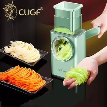 1 шт., артефакт для резки овощей, многофункциональная терка для измельчения картофеля, кухонный бытовой измельчитель овощей, инструмент для измельчения редиса