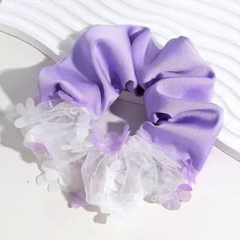 1 шт. атласная повязка на голову с цветовой блокировкой, повязка на голову «кишка», аксессуар для волос, женский хвост, резинка, веревка для волос