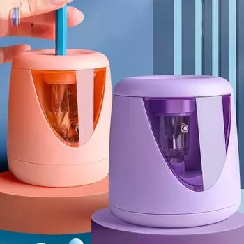 1 шт. автоматическая электрическая точилка для карандашей многофункциональная сверхмощная USB механическая школьная детская канцелярия подарки YSL розовый