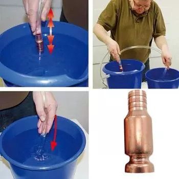 1 шт. Автоматический сифонный насос для перекачки масла и топлива, всасывающий соединитель для трубы