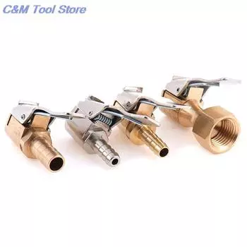 1 шт. автоматический зажим для воздушного насоса, автомобильный, грузовой, шинный клапан, разъем для накачивания шин, автомобильный зажим 6 мм, 8 мм, инструменты для ремонта шин