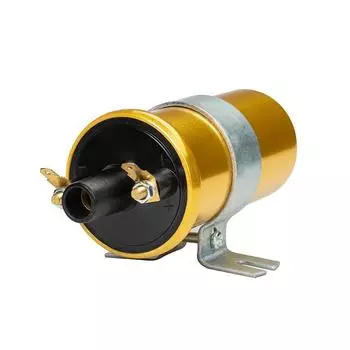 1 шт. автомобиль 12 В высокопроизводительная стандартная спортивная катушка зажигания на конденсаторной основе с системой зажигания без балласта универсальная золотой