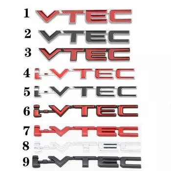 1 шт. автомобиль 3D металлический i-VTEC VTEC автомобиль задний багажник кузов эмблема значок наклейки для Hon/da CRV City Civic Hornet City Accord Insight Odyssey 3