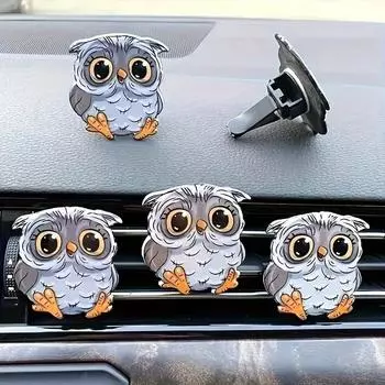 1 шт. Автомобильная ароматерапия, освежитель воздуха, стойкий аромат, набор для освежения воздуха в виде милой совы Cute Owl
