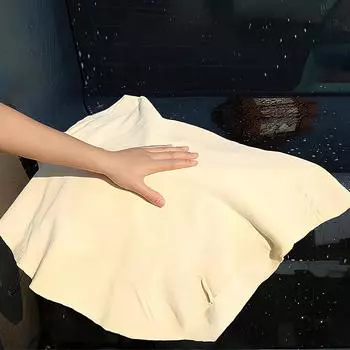 1 шт., автомобильная, домашняя, мотоциклетная, естественная, сушка, замша, приблизительно 30*60/40*70/60*90/70*100 см, свободная форма, чистящая натуральная кожаная ткань для кухни, комнаты 30X60cm