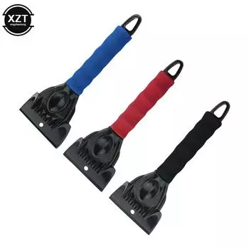 1 шт. Автомобильная лопата для снега, скребок для льда, инструмент для чистки лобового стекла автомобиля, очиститель для удаления снега, зимние аксессуары для автомобиля синий