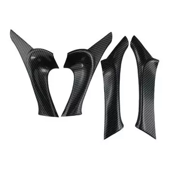 1 шт. Автомобильная отделка подлокотника из углеродного волокна для внутренней двери Lexus IS F 250 350 2006-2013 Аксессуары для интерьера в стиле автомобильного волокна CHINA