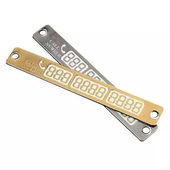 1 шт. автомобильная парковка светящийся временный телефонный знак номерной знак ремесла