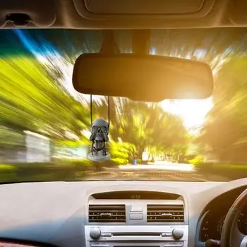 1 шт. Автомобильная смоляная подвеска в виде черепа для автомобиля, подвеска для зеркала заднего вида, аксессуары для украшения автомобиля на Хэллоуин