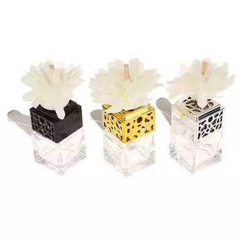 1 шт. автомобильные аксессуары автомобильный ароматизатор пустой стеклянный флакон зажим для автомобильного освежителя воздуха флакон духов зажим для вентиляционного отверстия ароматерапия A3