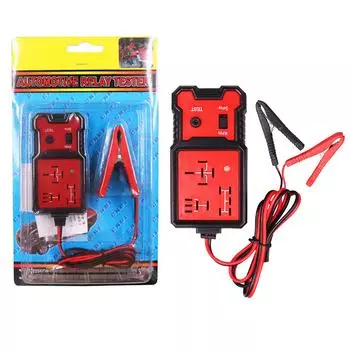 1 шт. Автомобильные аксессуары Автомобильный тестер аккумулятора Универсальный 12 В светодиодный индикатор Автомобильный тестер реле Автомобильный электронный тестер реле
