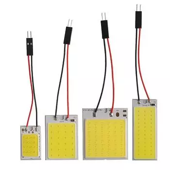 1 шт. Автомобильные аксессуары для чтения в салоне автомобиля, универсальные светодиодные 24/36/48 светодиодов, варианты ламп, потолочные светильники, купольная лампа белый