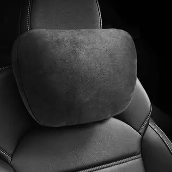1 шт. автомобильные аксессуары подголовник автомобиля автомобильная подушка PU кожаная подушка для шеи подушка поддержка шеи чёрный