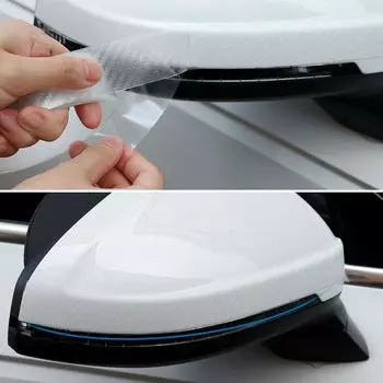 1 шт. автомобильные наклейки, протектор кромки двери, универсальная наклейка на порог двери автомобиля, прозрачная пленка для защиты от царапин, стильные аксессуары