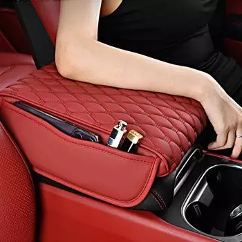 1 шт. Автомобильные штучки, подстаканник, центральная консоль, подушка для подлокотника, пена с эффектом памяти, чехол для подлокотника автомобиля бежевый