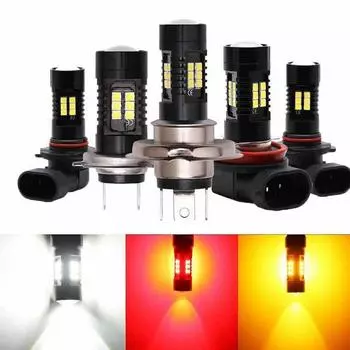 1 шт. автомобильные светодиодные лампы H11 H8 светодиодные лампы HB4 Led HB3 9006 9005 P13W белые 1200Lm 12 В автомобильные лампы дальнего света заменяют фары 9005/HB3 белый