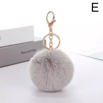 1 шт. автомобильные украшения брелки меховые пушистые плюшевые шарики сумочка ювелирные изделия женские подвески брелок мода