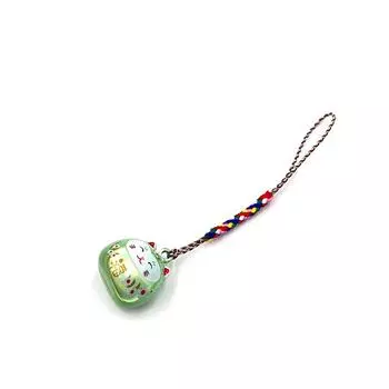 1 шт. Автомобильные украшения, удачные украшения, удача 2025, милый кошачий колокольчик, кулон, сумка, брелок, водный колокольчик