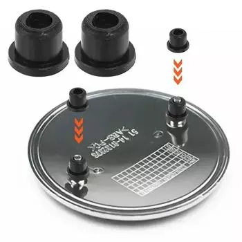 1 шт. автомобильные заглушки для отверстий багажника эмблема логотип уплотнительная крышка для BMW 3 7 E32 E34 E36 E38 E39