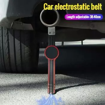 1 шт. автомобильный антистатический ремень заземления, антистатический гибкий ремень для автомобиля, грузовика, электростатическая полоса, аннулирующий ремень для укладки Electrostatic Bar