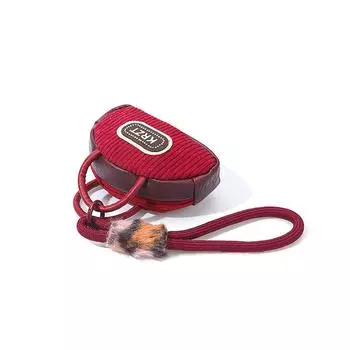 1 шт. автомобильный брелок для ключей, маленькая и компактная сумка для помады, плюшевая меховая подвеска для мобильного телефона, корейская сумка для ключей, сумка-цепочка Zero Money Bag розы красного