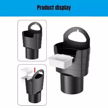 1 шт. Автомобильный держатель для хранения мобильного телефона, подставка для томатного соуса, картофеля фри, подставка для автомобильного воздуховода, держатель для обивки салона автомобиля чёрный