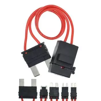 1 шт. автомобильный держатель предохранителя 16AWG 32 В 15 А предохранитель удлинитель шнур большой размер стандартный мини Micro2 электроприборы ACC предохранитель коробка