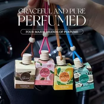 1 шт. Автомобильный диффузор эфирного масла, освежитель воздуха, ароматизатор, флакон духов, украшение, подвесная пустая бутылка, аксессуар для интерьера