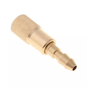 1 шт. автомобильный латунный 6 мм шинный колесный воздушный патрон для накачивания шин для зажима клапана Cl золотой